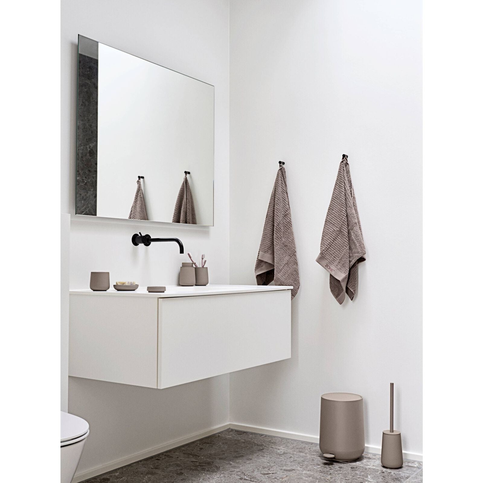 Zone Denmark Toilet Brush Nova one Taupe
